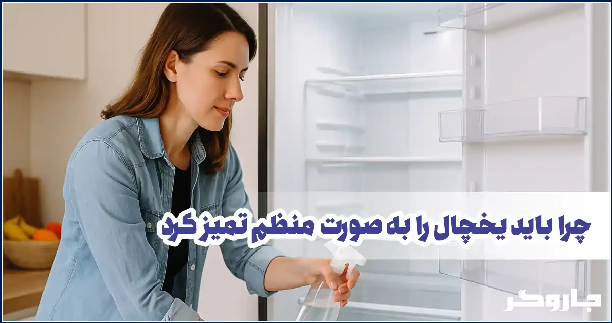 نظافت ماهانه و منظم یخچال