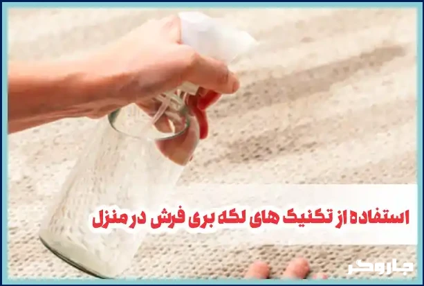 بهترین روش برای پاک کردن انواع لکه فرش