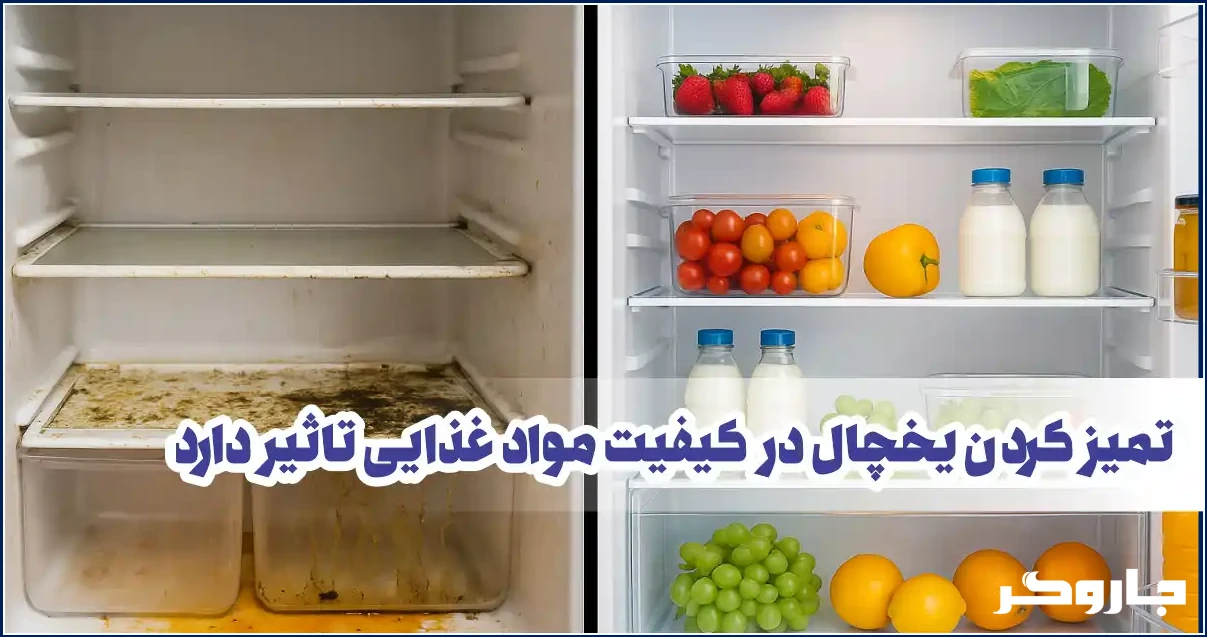 اصول حرفه ایی تمیز کردن یخچال