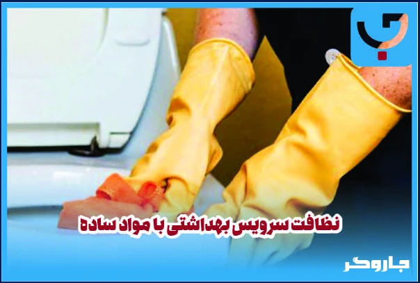 نظافت سرویس بهداشتی با مواد ساده