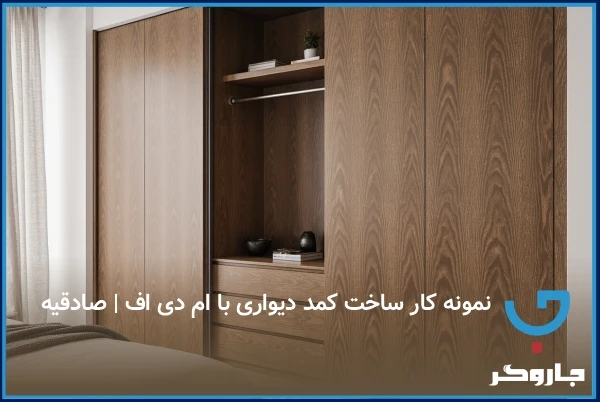 نمونه کار کمد دیواری ام دی اف